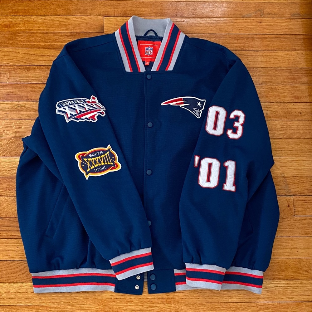 CLASSIC 2003 NFL Authentic New England Patriots Championship Jacket
